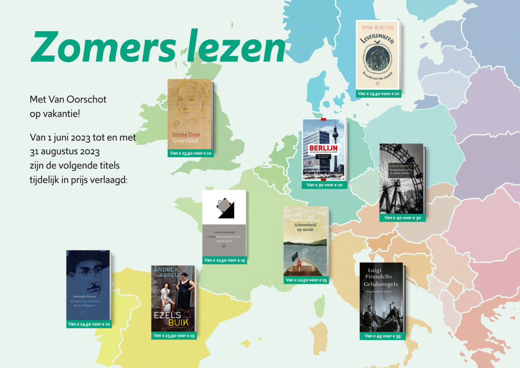 Kaart van europa met omslagen