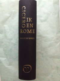 Omslag Cicero - Ik en Rome - in leer gebonden
