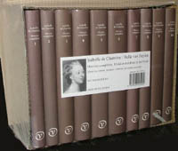 Omslag Belle van Zuylen - Oeuvres complètes